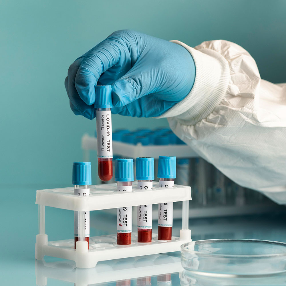 lab scientist at work