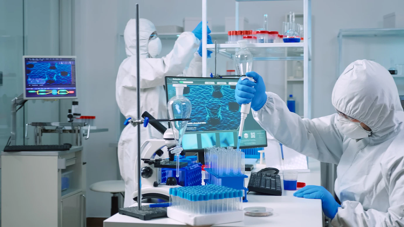 Clinical biochemistry lab at Blufrog