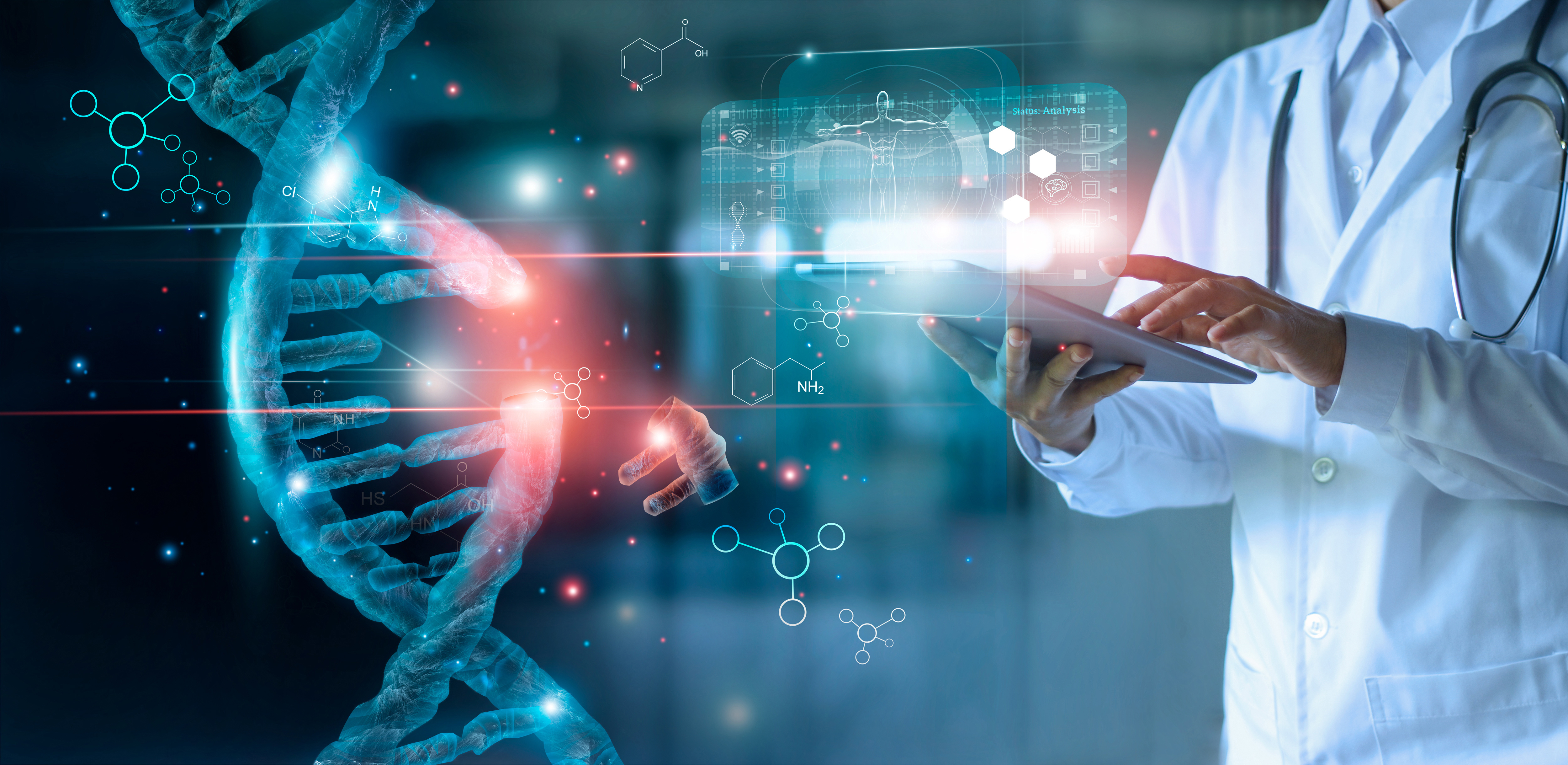 Molecular diagnostics lab at Blufrog